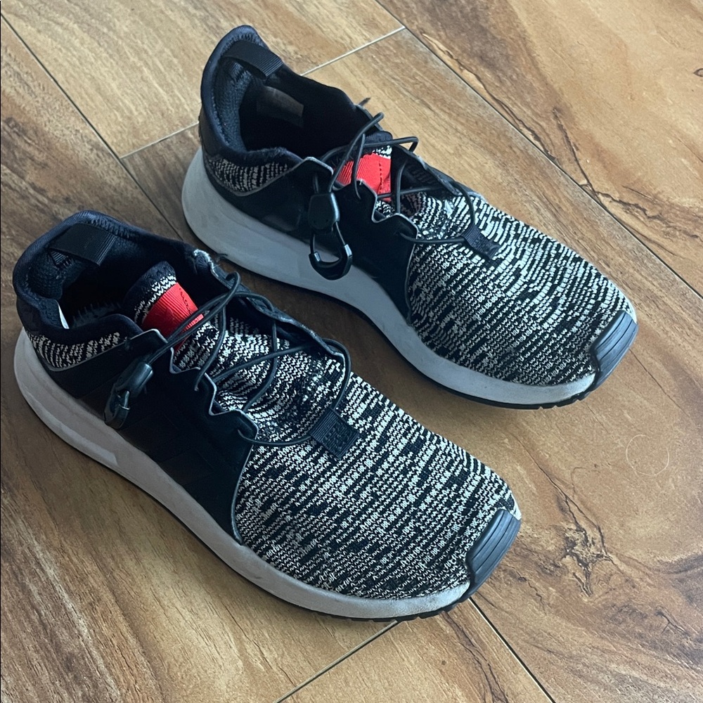 Adidas Black and White Kids Sneakers